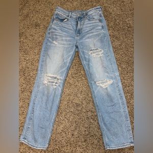 American Eagle mom straight leg jeans